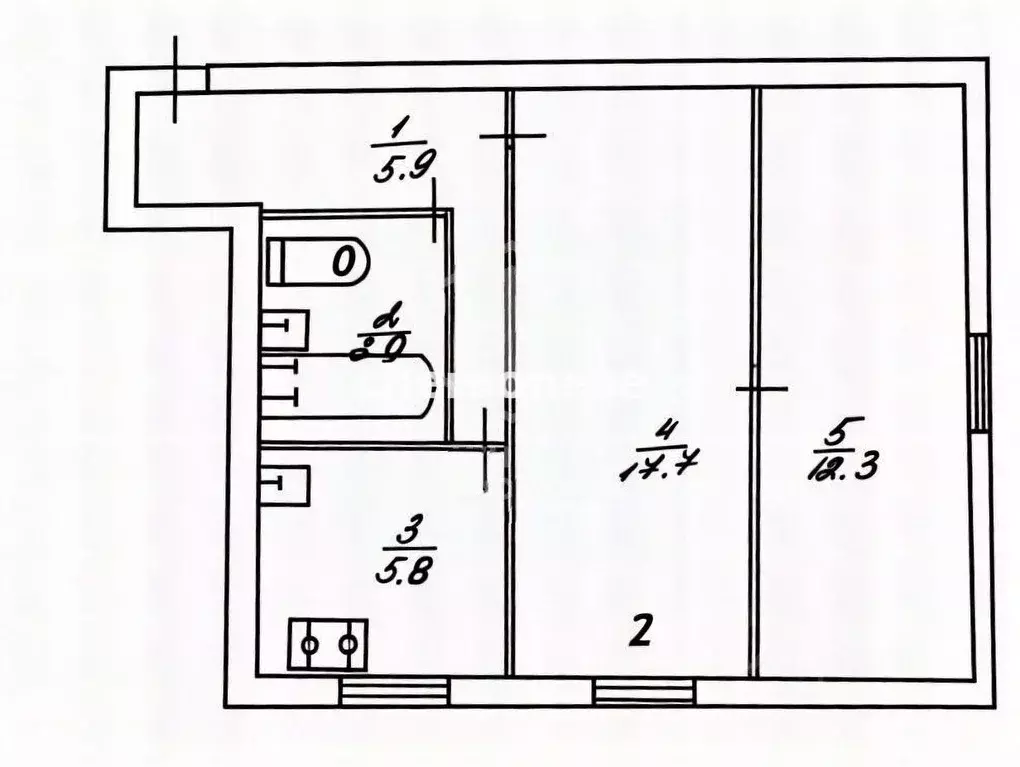 2-к кв. Севастополь ул. Льва Толстого, 32 (44.6 м) - Фото 2