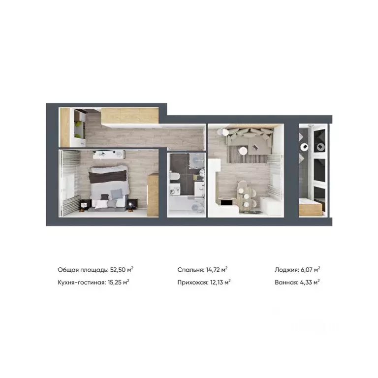 1-к кв. Марий Эл, Йошкар-Ола городской округ, с. Семеновка ул. ... - Фото 1