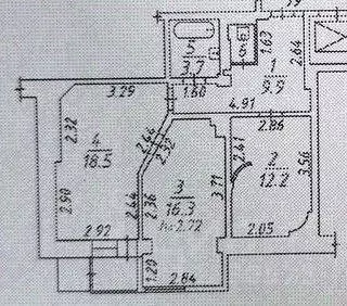 2-к кв. Иркутская область, Иркутск ул. Омулевского, 20/2 (61.8 м) - Фото 1