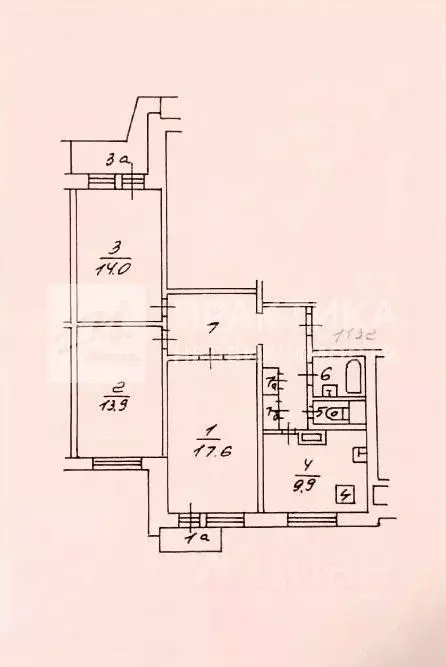 3-к кв. Москва Осенний бул., 12К9 (73.8 м) - Фото 1