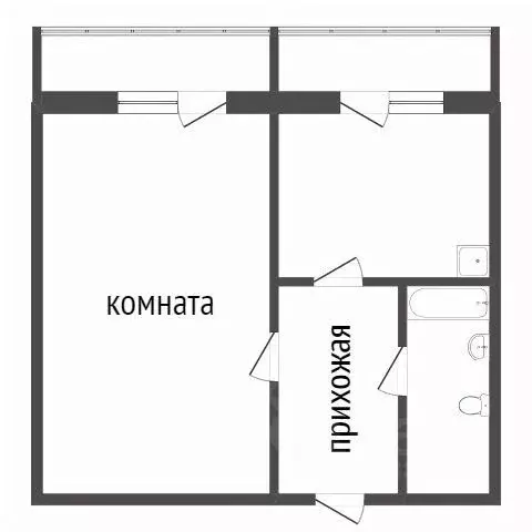 1-к кв. Красноярский край, Красноярск ул. Авиаторов, 23 (39.0 м) - Фото 1