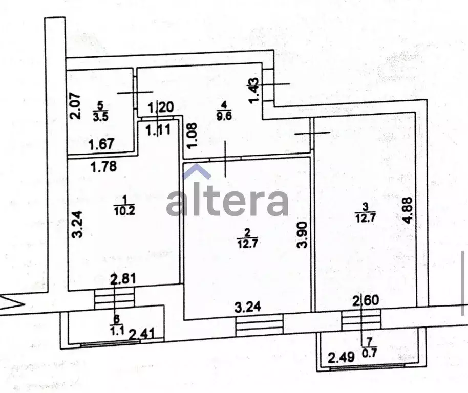 2-к кв. Татарстан, Пестречинский район, Шигалеевское с/пос, с. Новое ... - Фото 1
