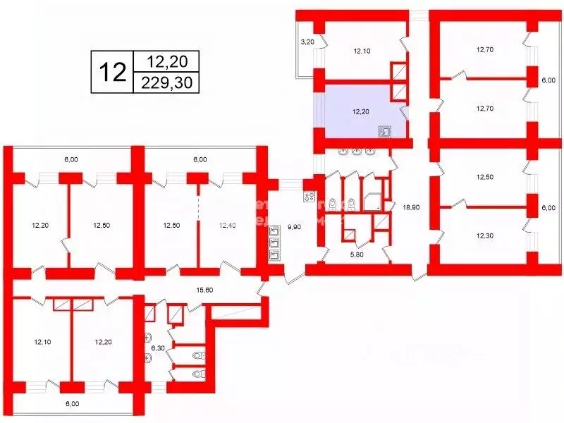 Комната Санкт-Петербург просп. Большевиков, 40 (12.2 м) - Фото 2