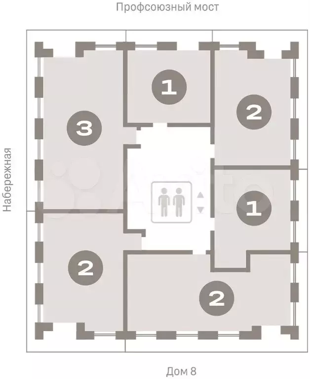 3-к. квартира, 104 м, 7/9 эт. - Фото 1