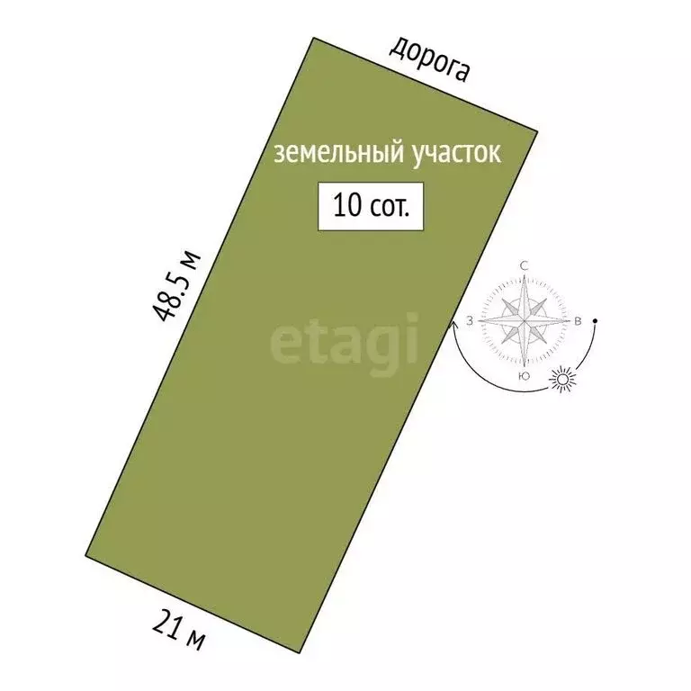 Участок в Доброе, улица Яшлык (10 м) - Фото 0