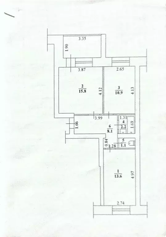 2-к кв. Саха (Якутия), Якутск ул. Халтурина, 6/3 (52.38 м) - Фото 1