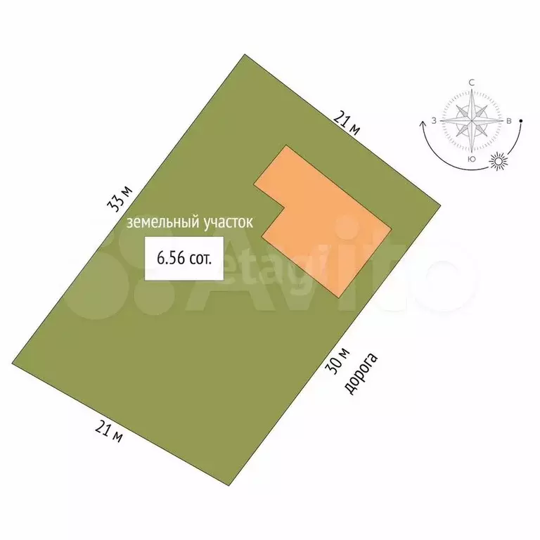 Дача 57,8 м на участке 6,6 сот. - Фото 1