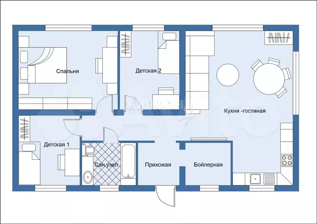 Дом 95 м на участке 6 сот. - Фото 0