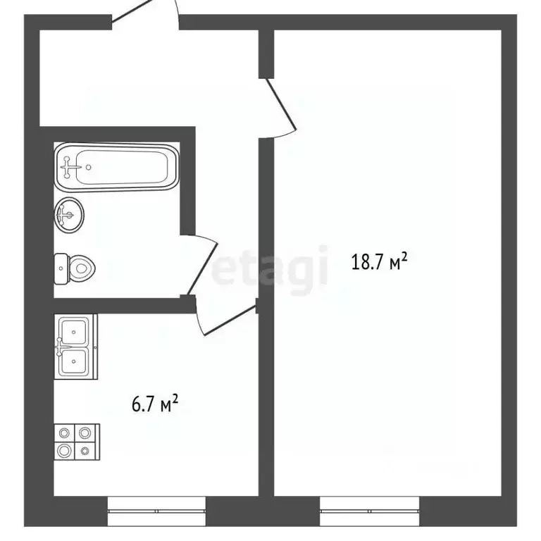 1-к кв. Москва ул. 50 лет Октября, 23К2 (33.3 м) - Фото 2