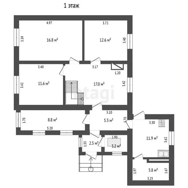 Дом в Симферополь, Сакская улица (205 м) - Фото 2