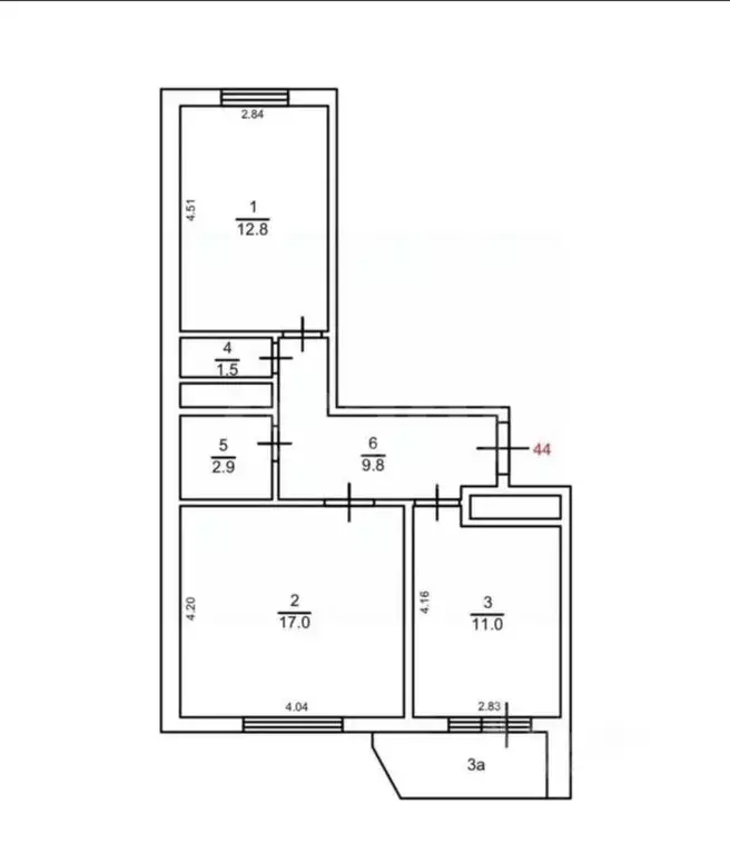 2-к кв. Московская область, Одинцовский городской округ, д. Малые ... - Фото 2