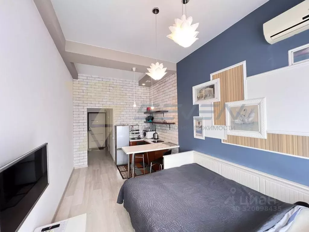 Студия Севастополь ул. Пляж Омега, 8 (26.1 м) - Фото 1