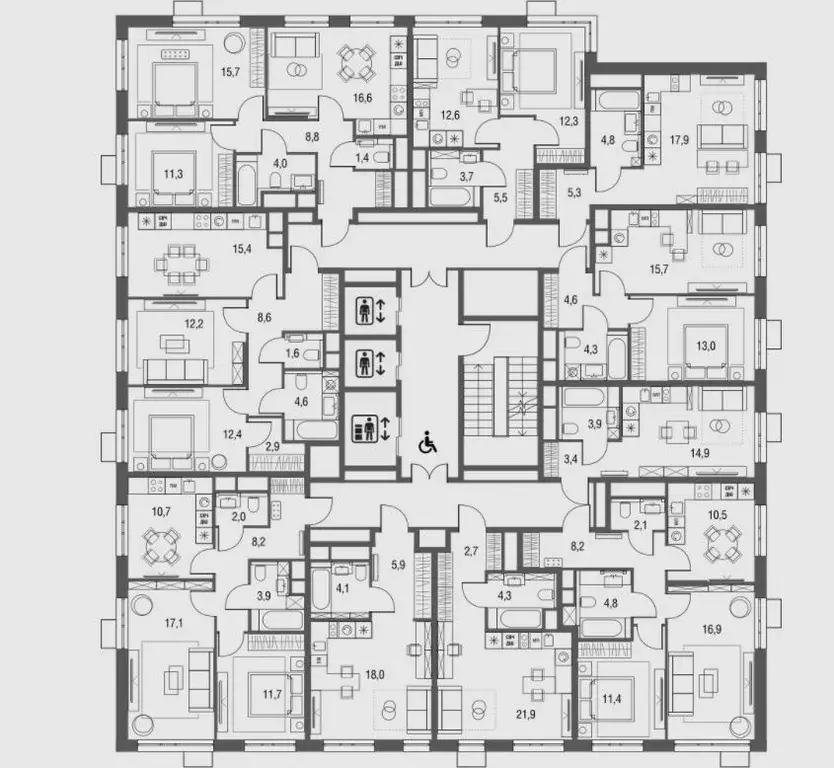 Студия Москва Тагильская ул., 4к2 (28.5 м) - Фото 1