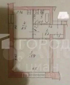 1-к кв. Алтайский край, Барнаул ул. Чкалова, 21 (37.0 м) - Фото 1