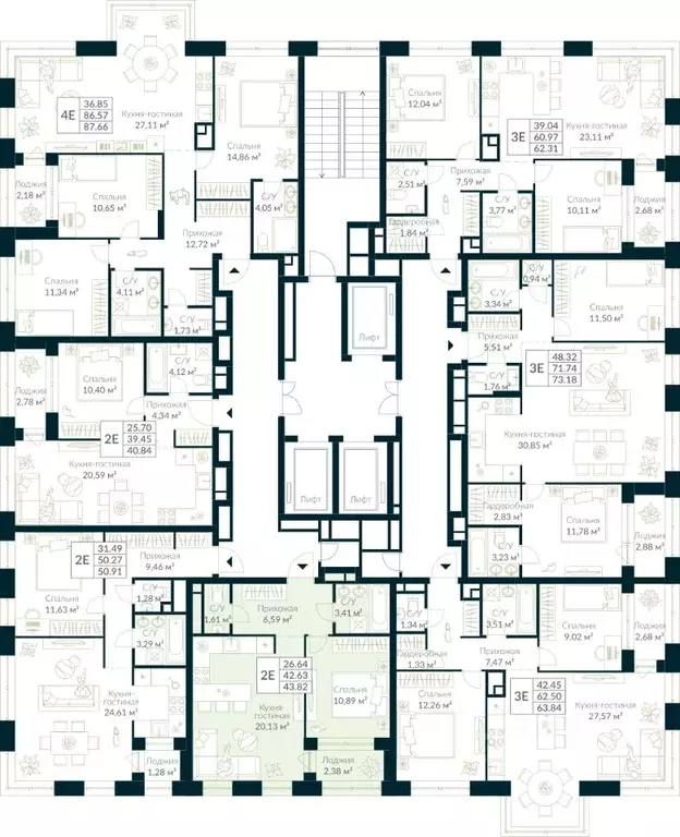 1-к кв. Башкортостан, Уфа Глумилино жилрайон, Урман Сити жилой ... - Фото 2