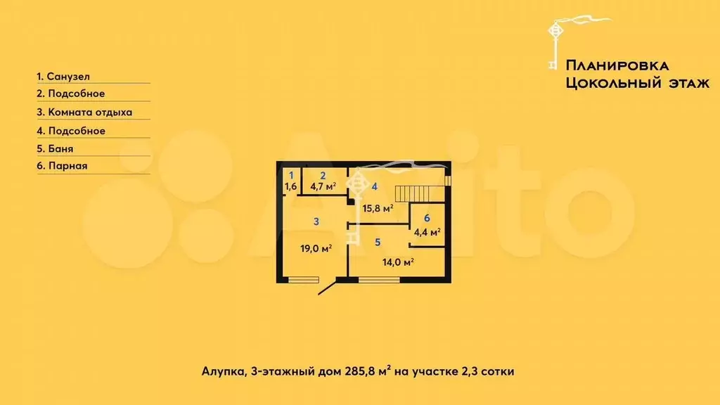 Дом 285,8 м на участке 2,3 сот. - Фото 0