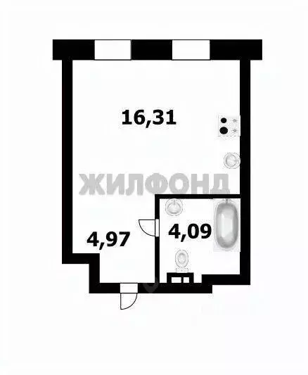 1-к кв. Новосибирская область, Новосибирск Светлановская ул., 46/1 ... - Фото 1