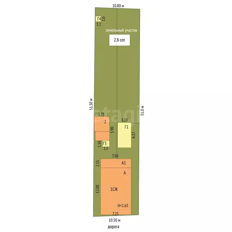 Дом в Прохладный, улица Головко (36 м) - Фото 2