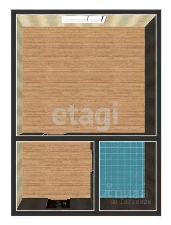 Студия Калужская область, Калуга Хрустальная ул., 44к3 (24.5 м) - Фото 2