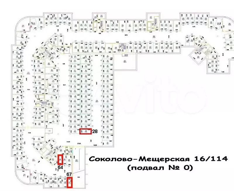 Машиноместо, 14 м - Фото 1