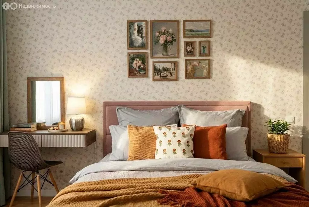 2-комнатная квартира: деревня Мокшино, Полевая улица, 8 (56 м) - Фото 1