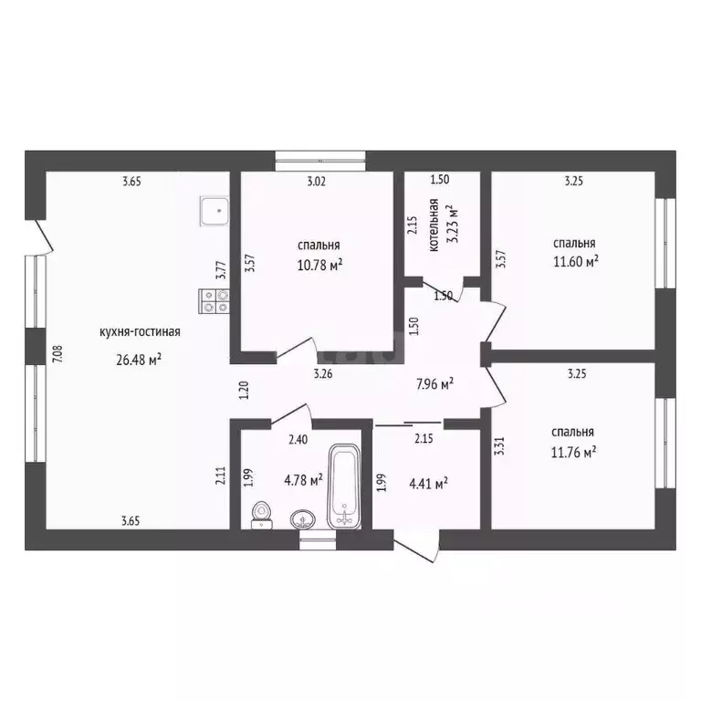 Дом в Тюменская область, Тюмень Царево садовое товарищество, ул. ... - Фото 1