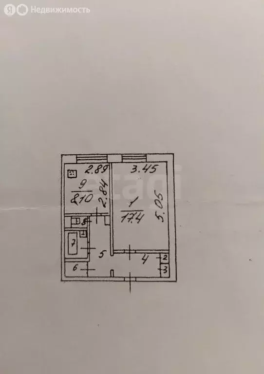 1-комнатная квартира: Белгород, улица Губкина, 44Б (39 м) - Фото 1