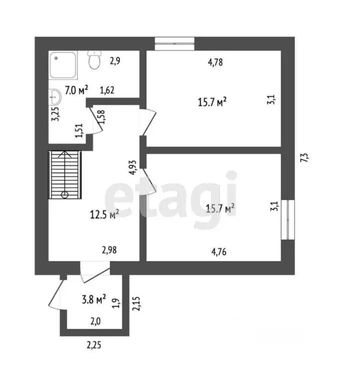 Дом в Ханты-Мансийский АО, Ханты-Мансийск Аграрник СОК, 112 (115 м) - Фото 1