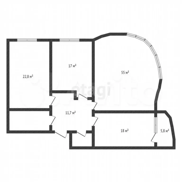 3-к. квартира, 140 м, 4/12 эт. - Фото 0