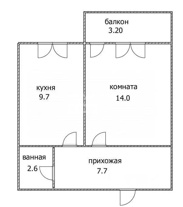 1-к кв. Ульяновская область, Ульяновск просп. Столыпина, 23 (34.0 м) - Фото 1