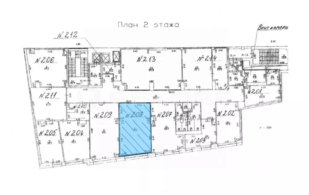 Офис в Санкт-Петербург ш. Революции, 3к1 (59 м) - Фото 1