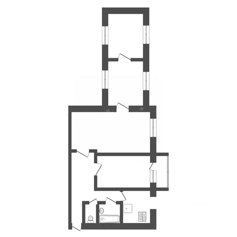 4-к кв. Тульская область, Тула просп. Ленина, 63 (86.2 м) - Фото 2