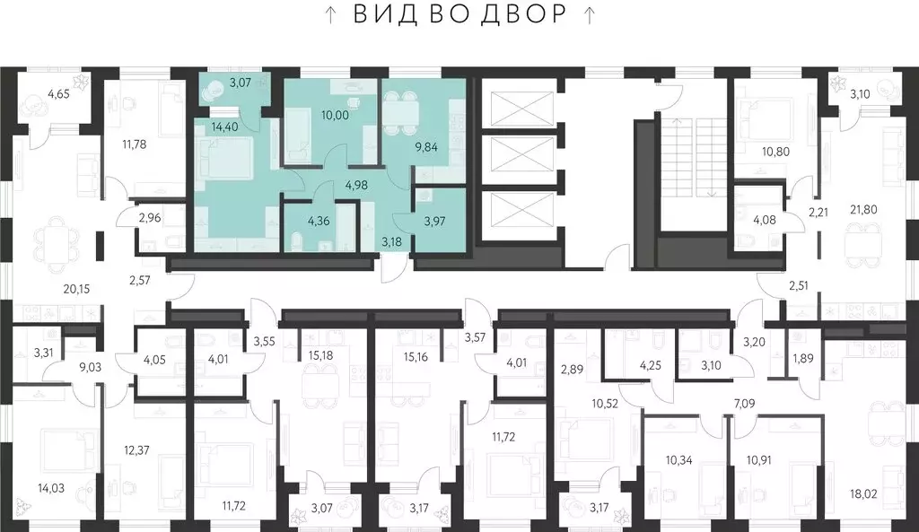 2-комнатная квартира: Екатеринбург, микрорайон Академический, 3-й ... - Фото 1