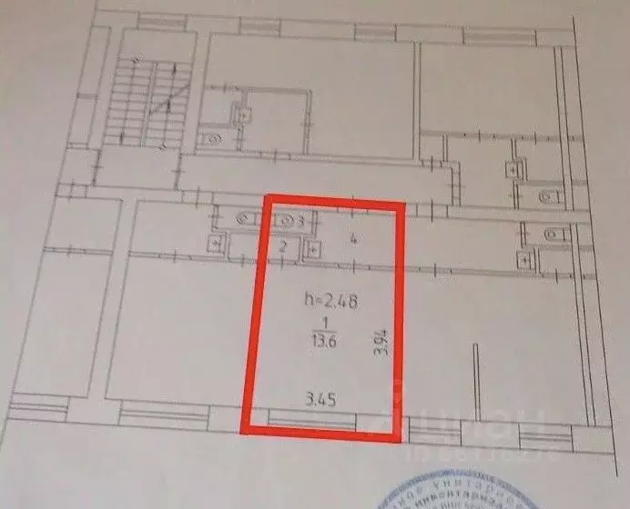 Студия Пермский край, Пермь ул. Пушкина, 108 (18.5 м) - Фото 2