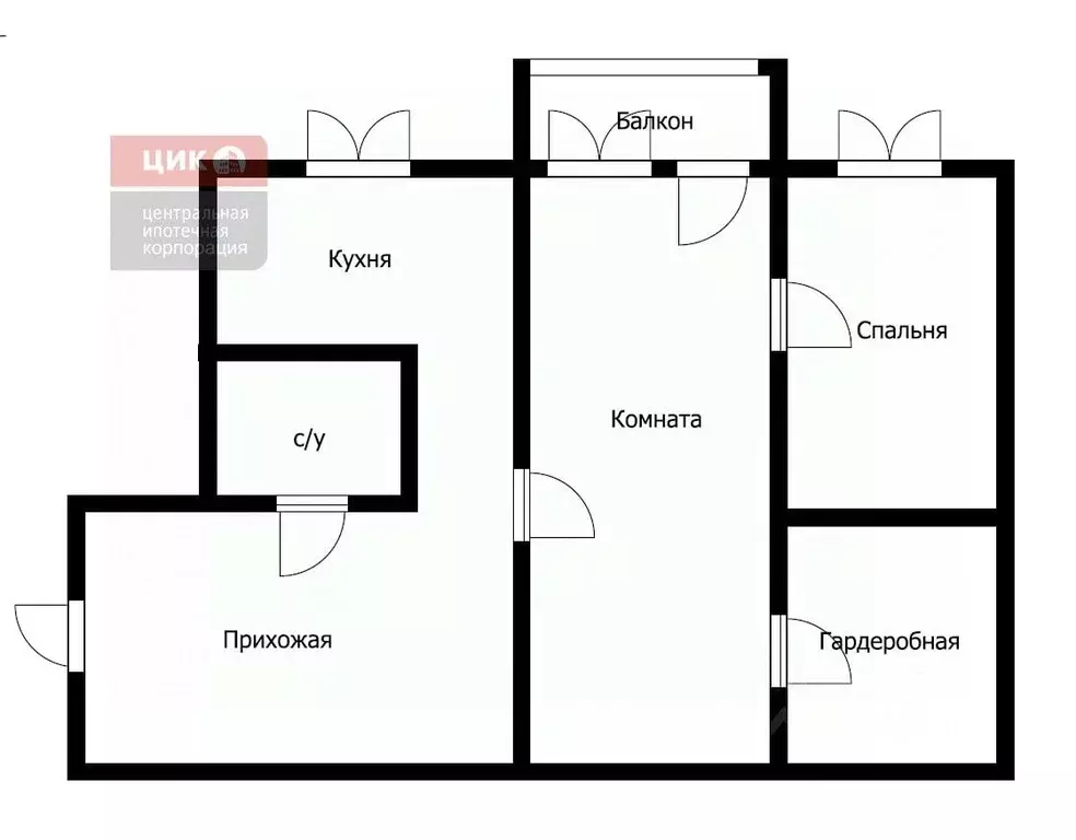2-к кв. Рязанская область, Рязань ул. Пушкина, 6 (43.0 м) - Фото 2