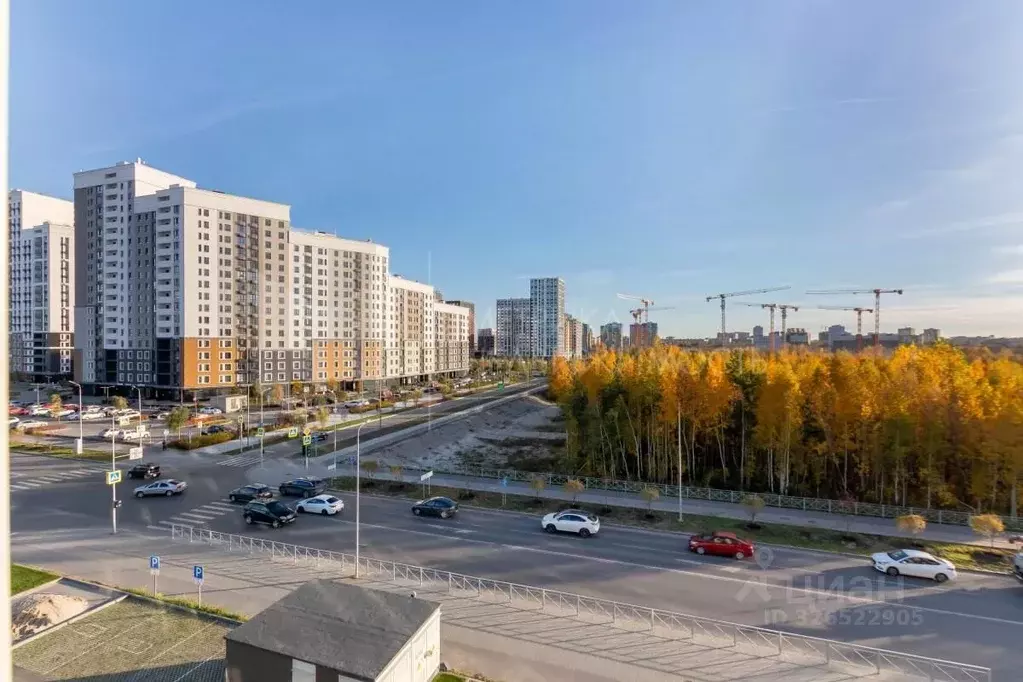 1-к кв. Тюменская область, Тюмень ул. Тимофея Кармацкого, 3 (54.67 м) - Фото 1