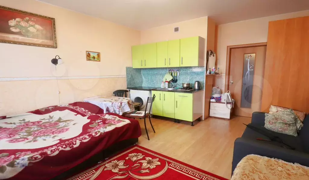 Квартира-студия, 21,6 м, 7/12 эт. - Фото 1