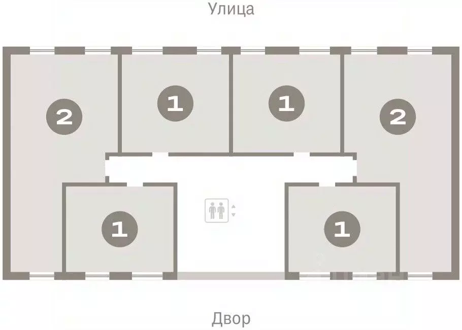 2-к кв. Омская область, Омск  (67.69 м) - Фото 1