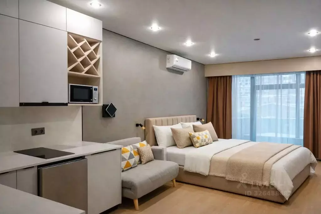 Студия Крым, Ялта ул. Войкова, 39Ак1 (28.0 м) - Фото 1