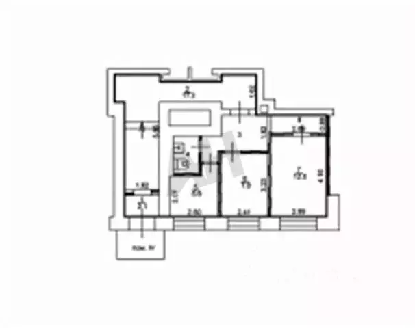 Помещение свободного назначения в Москва Авиационная ул., 68 (55 м) - Фото 2
