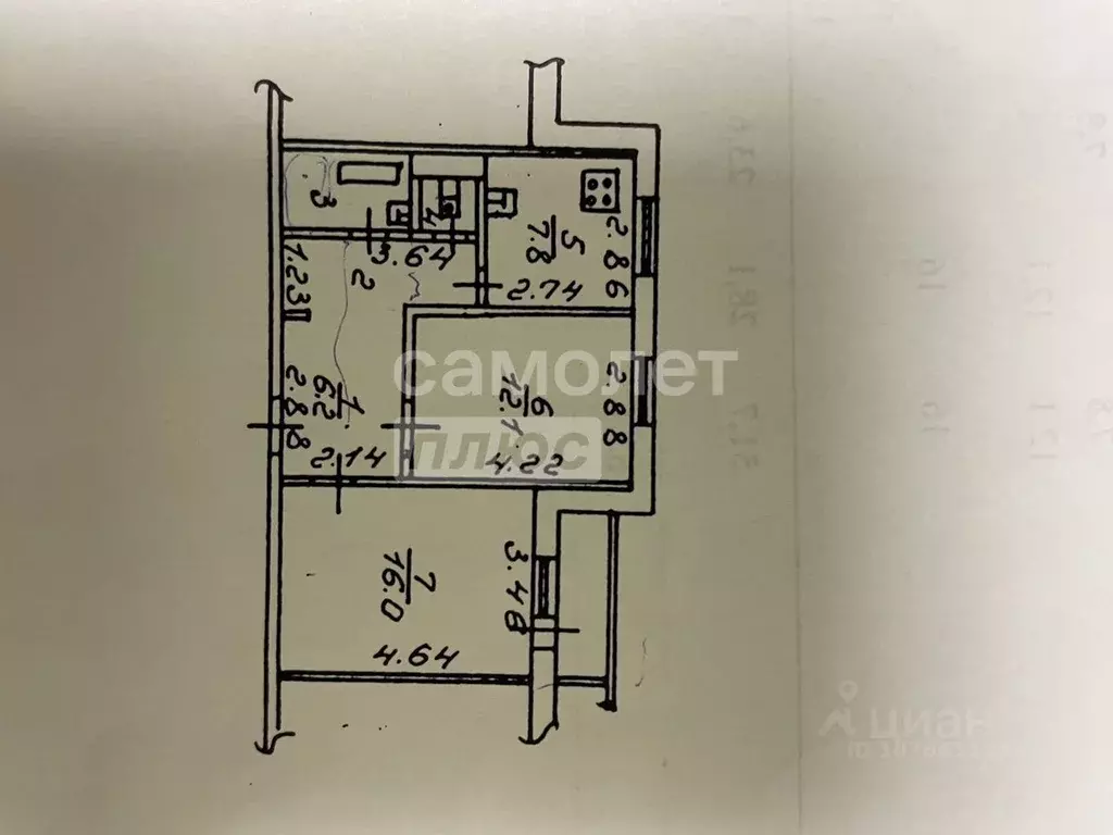 2-к кв. Липецкая область, Липецк ул. Имени А.И. Хорошавина, 11Б (51.7 ... - Фото 1