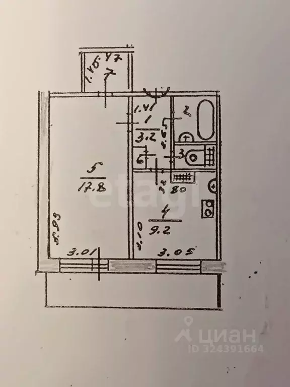1-к кв. Марий Эл, Йошкар-Ола ул. Строителей, 34 (36.4 м) - Фото 2