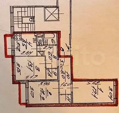 3-к. квартира, 72,5 м, 3/9 эт. - Фото 0