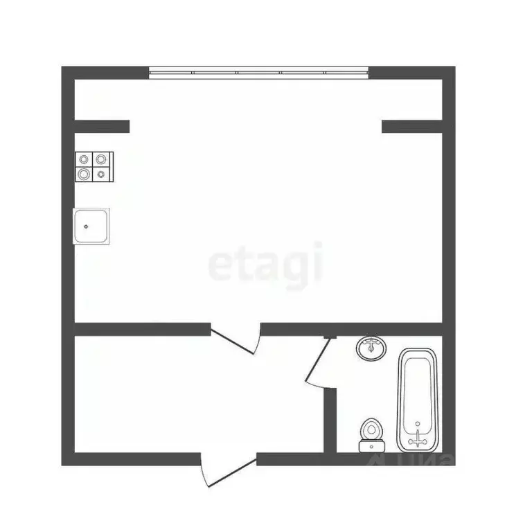 Студия Костромская область, Кострома Никитская ул., 35 (48.1 м) - Фото 2