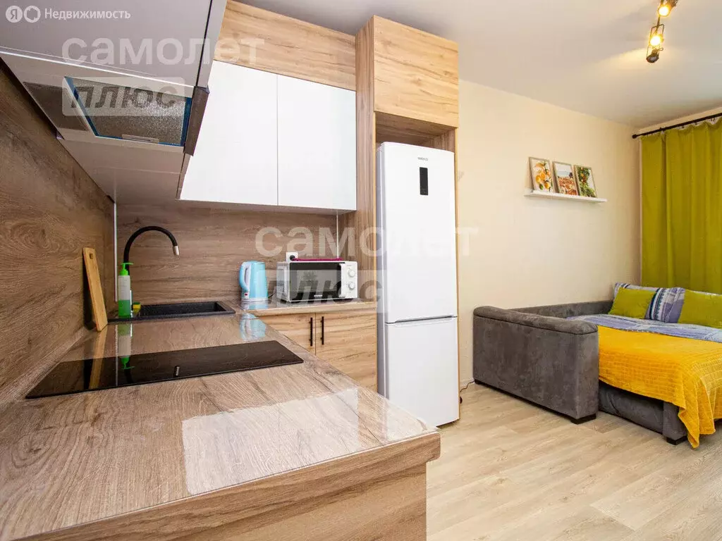 Квартира-студия: Ульяновск, улица Аблукова, 4 (24.3 м) - Фото 1