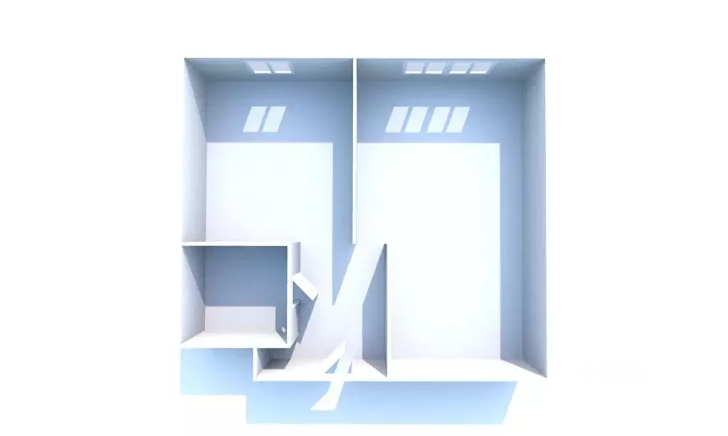 1-к кв. Курганская область, Курган Заозерный жилрайон, 1-й мкр, 22 ... - Фото 2