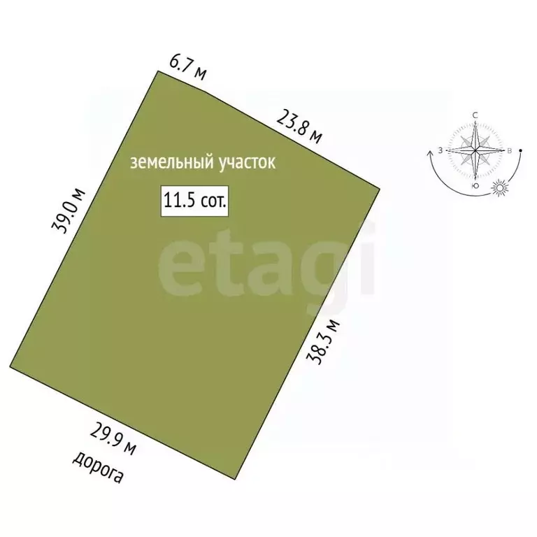 Участок в Ярославская область, Рыбинский муниципальный округ, д. ... - Фото 1