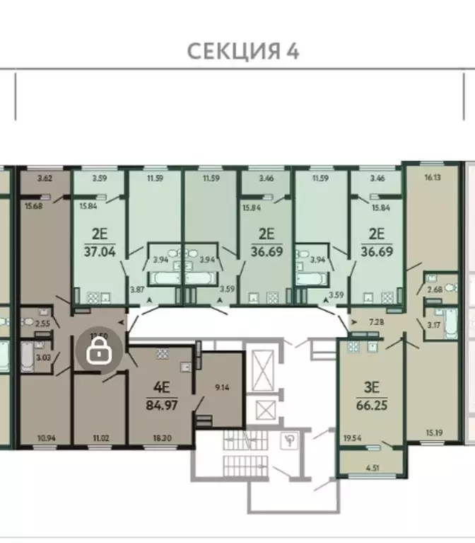 1-к кв. Курская область, Курск Курского завода тракторных запчастей ... - Фото 2