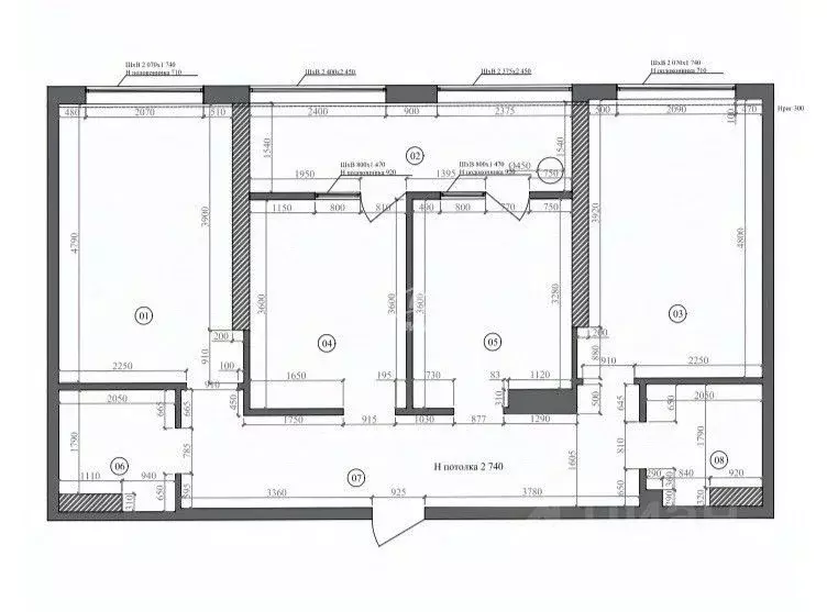3-к кв. Севастополь ул. Братьев Манганари, 30к1 (79.3 м) - Фото 2