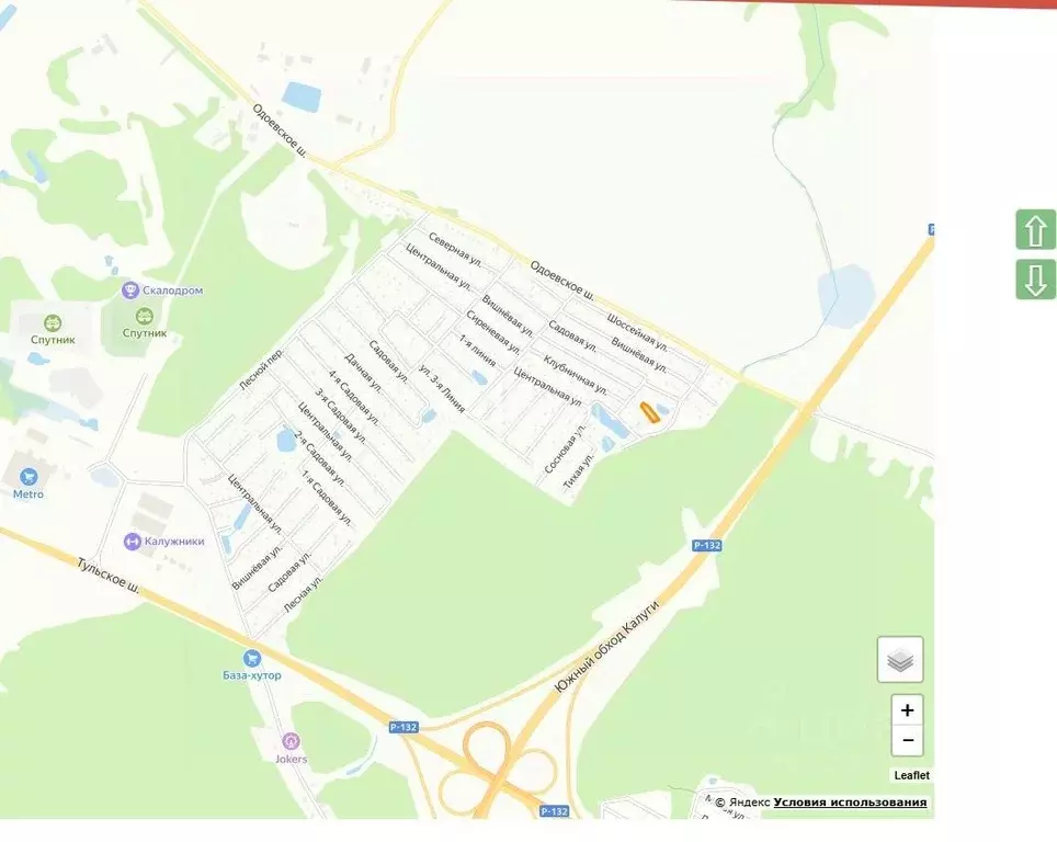 Участок в Калужская область, Калуга Рябинка СНТ, ул. Садовая (8.0 ... - Фото 1